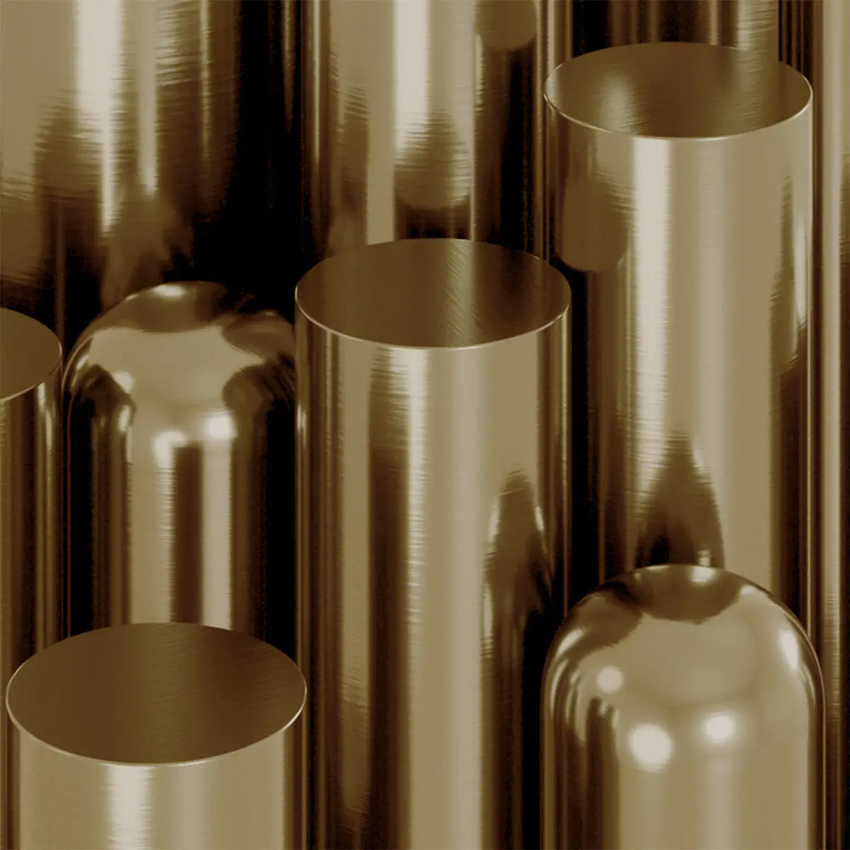 Brass, Brushed Brass