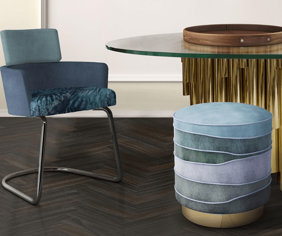 Color Stool Ideas- Dining room