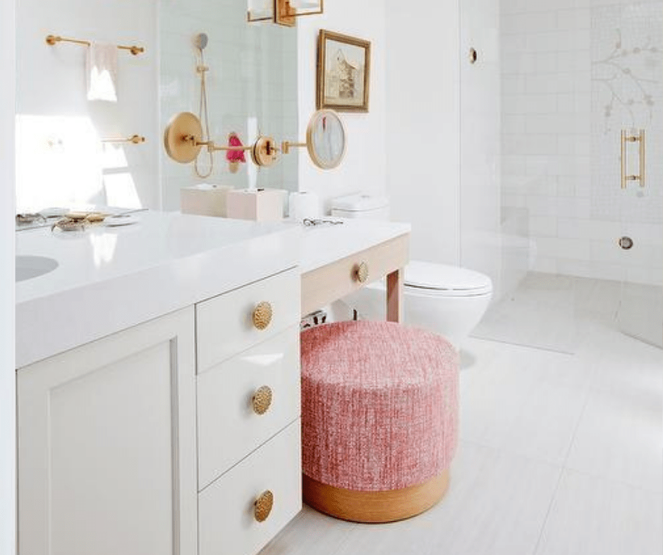 Colorful stool-bathroom