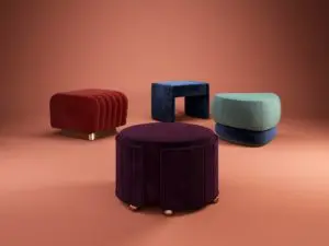 Colorful Stools- Ottoman Collection Square