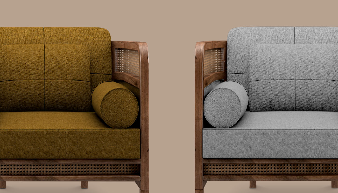 Crockford Armchair with rattan