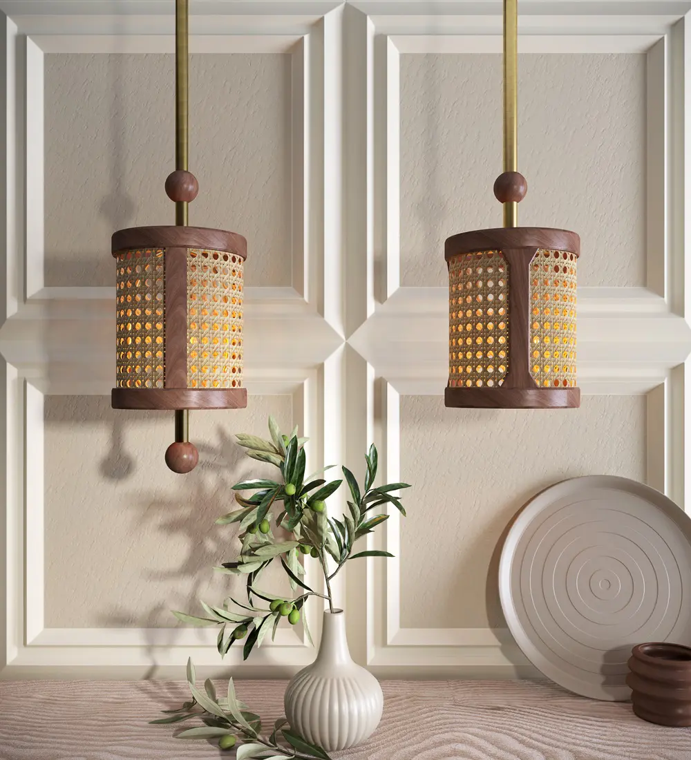Hamilton Wooden Lamp
