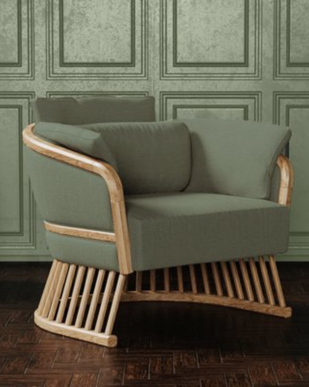 Hygge Interior JohnsonArmchair Wood Tailors Club
