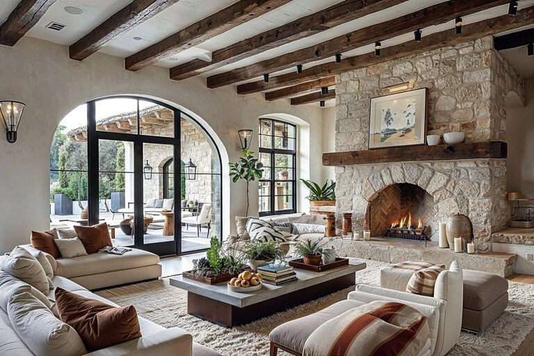 Image showcasing Captivating Spanish Colonial Interior Decor Ideas