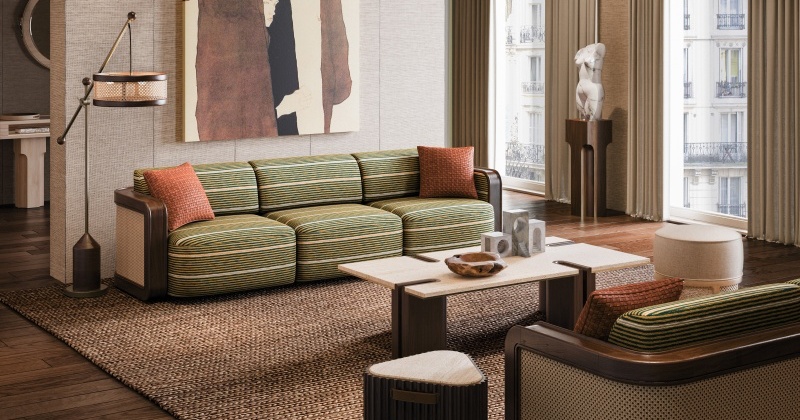 Stylish Striped Sofas: Elevate Designs With Fabric Stripes