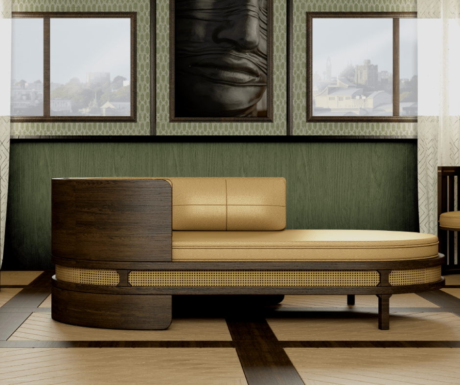 Marcel Upholstered Mini Sofa - Costa Rican Furniture