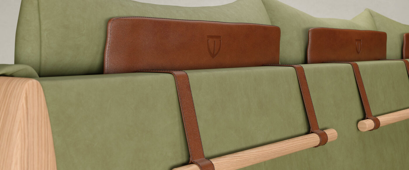 Dudley Sofa Wood Tailors Club Riveting Craftsmanship