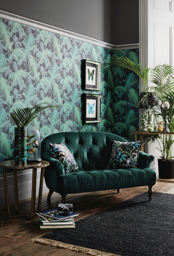 forest-green-color-trend-interior-decor