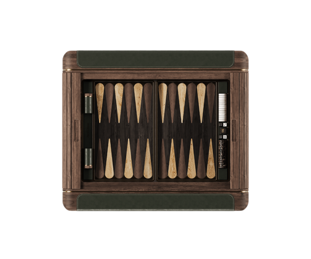 Jacoby Backgammon Table Wood Tailors Club Riveting Crafts