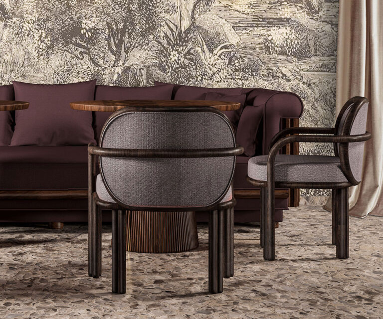 James Dining Chair Wood Tailors Club Riveting Craftsmanship