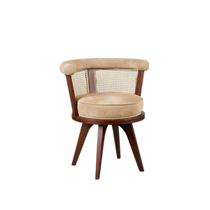 George Dining chair George Dining chair in smoked walnut wood