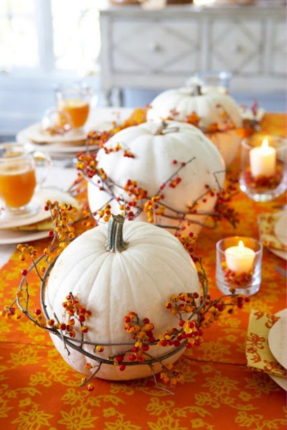 table decor thanksgiving
