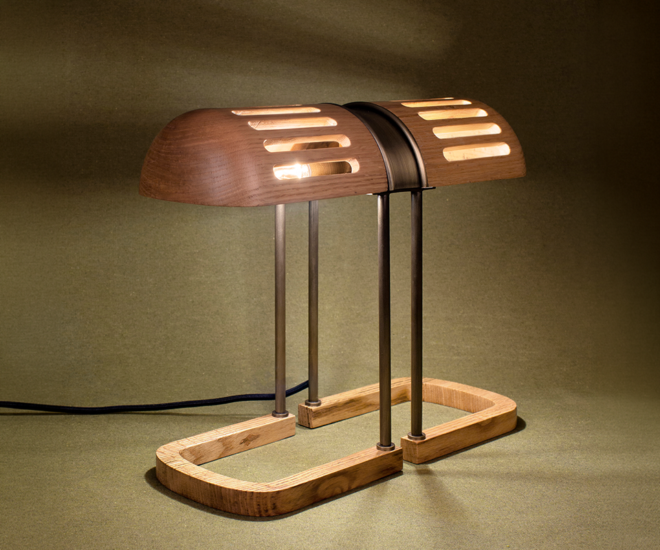 Turing Table Lamp Turing Table Lamp in natural oak