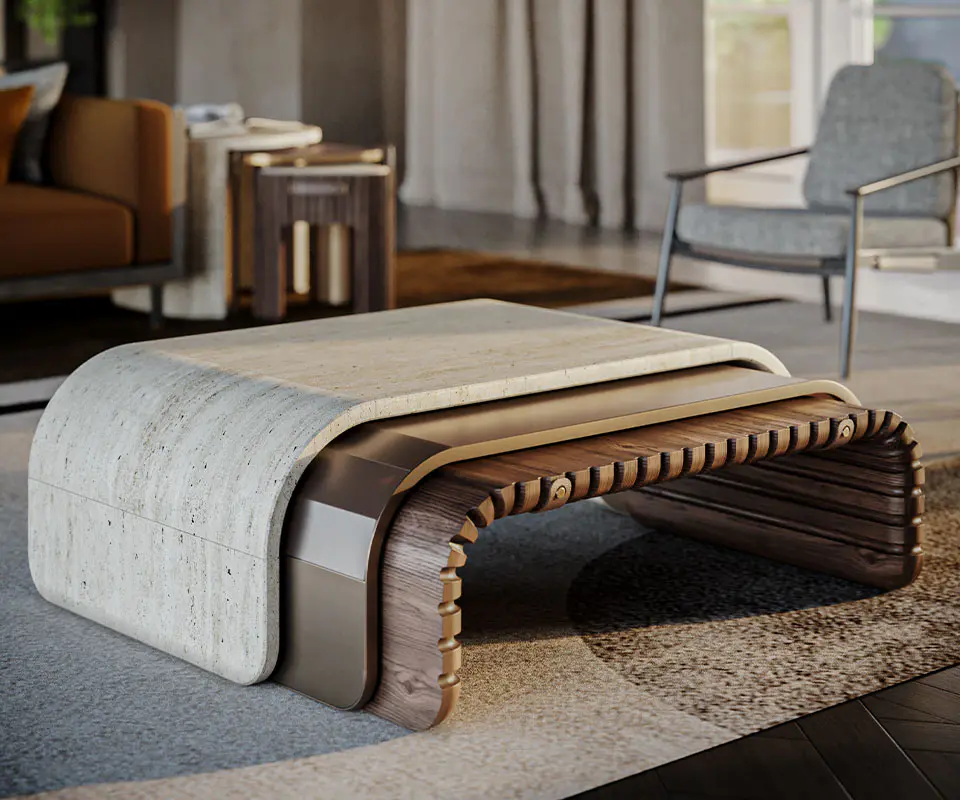 Wood Tailors Takes Over Travertine